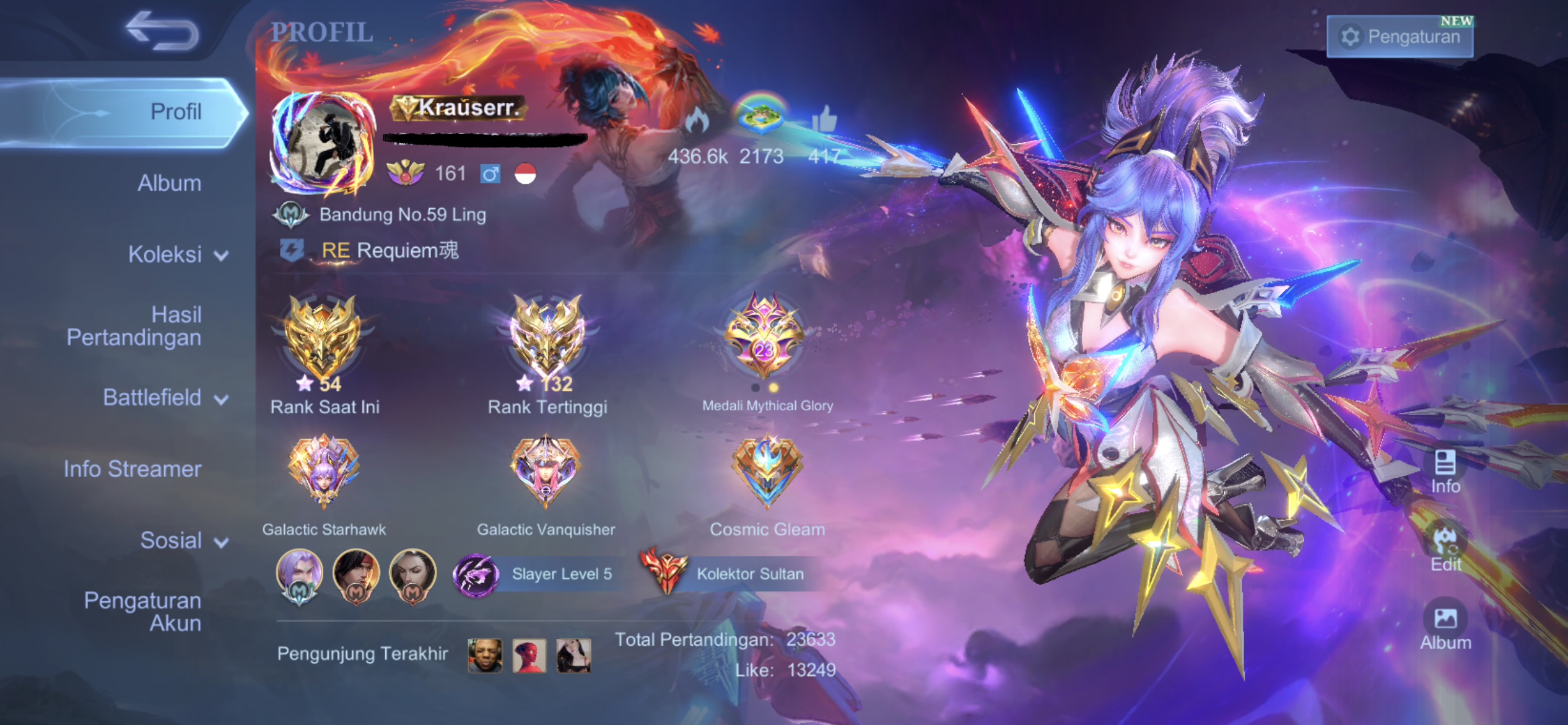 Mobile legend akun pribadi
