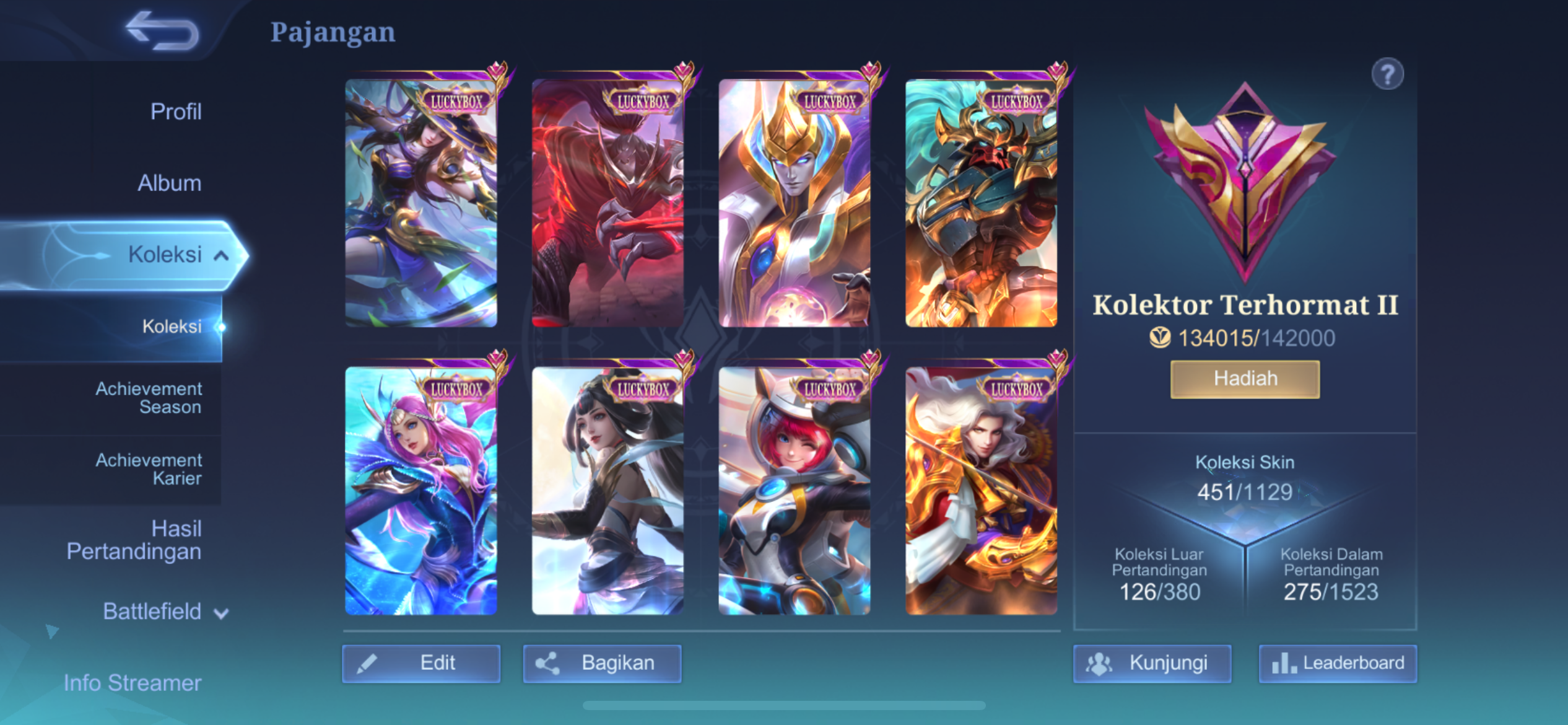 Jual akun